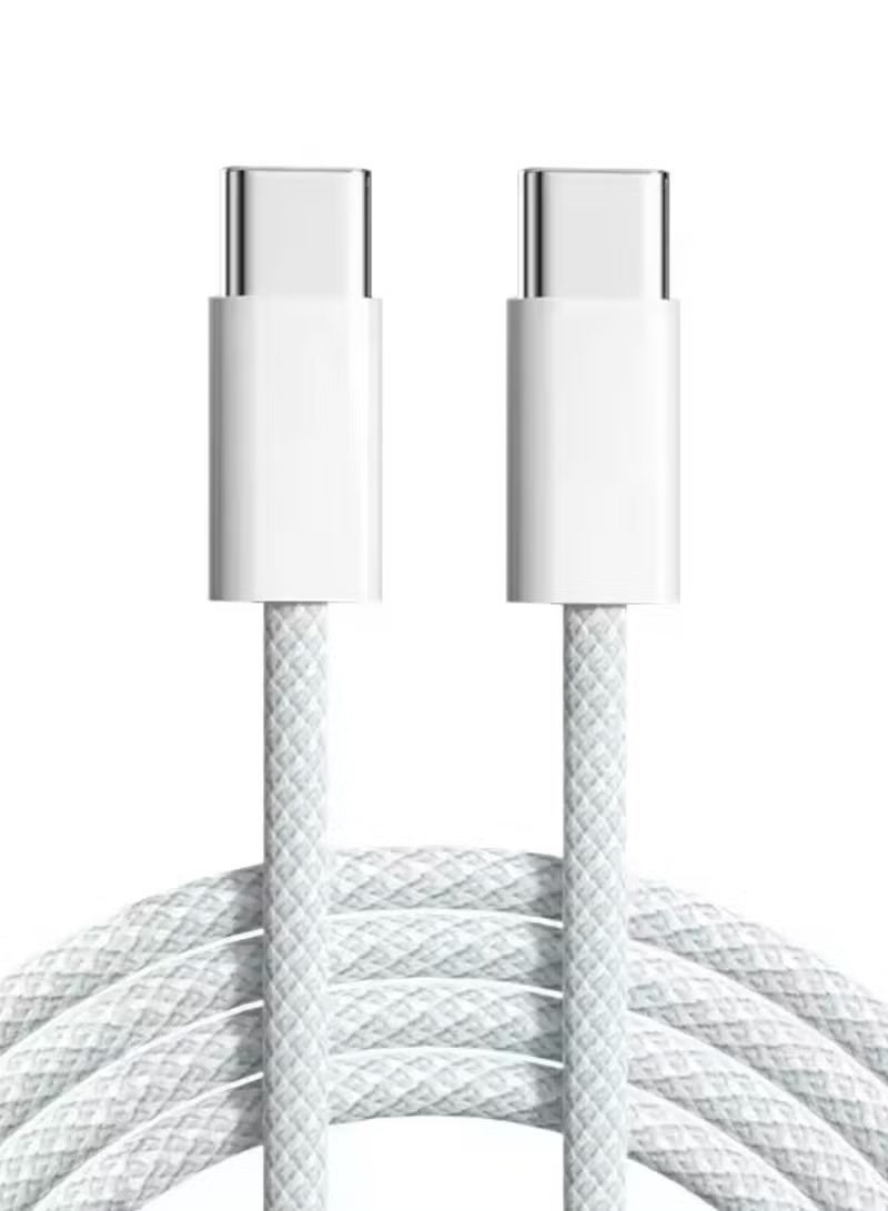 Univer Tang Type C To Type-C USB C Cable 1M Braided 100W Power Delivery PD Fast charge Cable USB C to USB C For iPhone 17 16 15 Pro Max iPad mini 7/6 MacBook Pro/ Air M4 M3 M2 M1 iPad Pro Samsung S25 S24 S23 Ultra Laptop Lenovo Dell Xiaomi black - Image 3